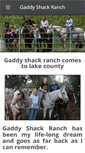 Mobile Screenshot of gaddyshackranch.com